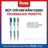 Bút chì kim bấm cạnh - Thân trong - Pentel Techniclick - Ngòi 0.5/0.7mm