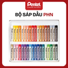 Sáp Dầu Pentel PHN Oil Pastel (12/16/25/36/50 Màu) - Màu Đẹp, An Toàn Cho Bé