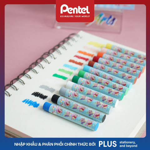 Sáp Dầu Pentel Cậu Bé Bút Chì Shinchan | Phiên bản giới hạn