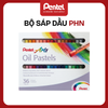 Sáp Dầu Pentel PHN Oil Pastel (12/16/25/36/50 Màu) - Màu Đẹp, An Toàn Cho Bé