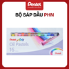 Sáp Dầu Pentel PHN Oil Pastel (12/16/25/36/50 Màu) - Màu Đẹp, An Toàn Cho Bé