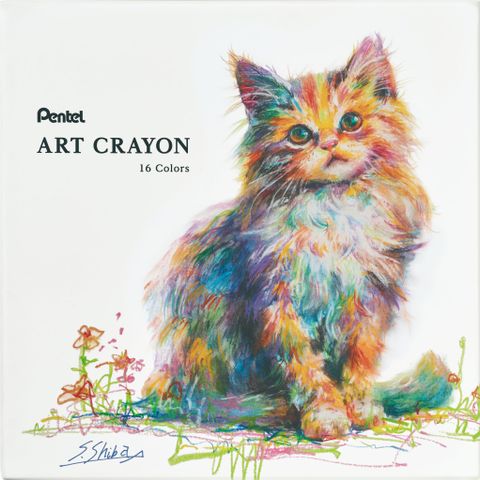 PENTEL Art Crayon - Sáp Dầu Cao Cấp Set 8/16/25 màu