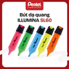 Bút Nhớ Dòng Pentel SL60 Illumina – Bút Highlight Dạ Quang Cao Cấp, Nhanh Khô, Không Lem