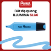 Bút Nhớ Dòng Pentel SL60 Illumina – Bút Highlight Dạ Quang Cao Cấp, Nhanh Khô, Không Lem