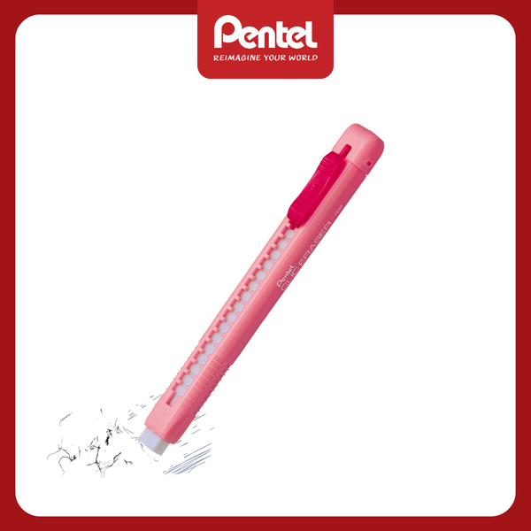 Bút Tẩy Bấm Pentel ZE80 Đầu Dẹt - Gôm Bấm Xóa Chi Tiết Chính Xác