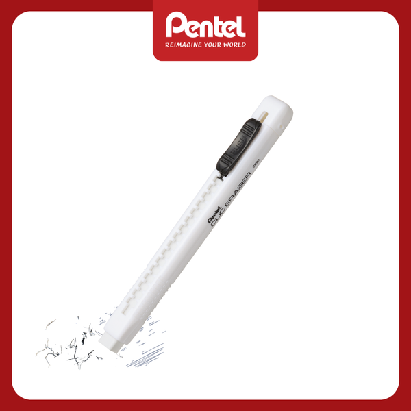 Bút Tẩy Bấm Pentel ZE80 Đầu Dẹt - Gôm Bấm Xóa Chi Tiết Chính Xác