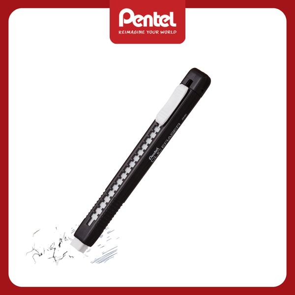 Bút Tẩy Bấm Pentel ZE80 Đầu Dẹt - Gôm Bấm Xóa Chi Tiết Chính Xác