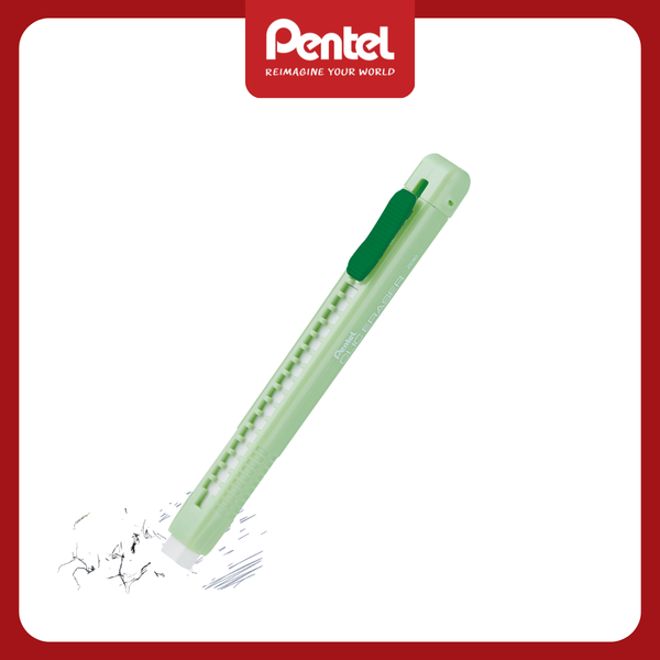 Bút Tẩy Bấm Pentel ZE80 Đầu Dẹt - Gôm Bấm Xóa Chi Tiết Chính Xác