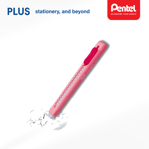Bút Tẩy Bấm Pentel ZE80 Đầu Dẹt - Gôm Bấm Xóa Chi Tiết Chính Xác