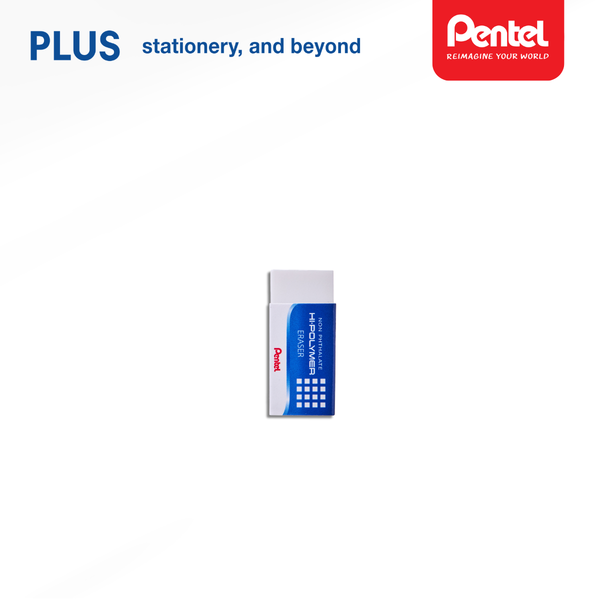 Gôm Tẩy Trắng Pentel Hi-Polymer ZEH – Tẩy Sạch, Ít Vụn