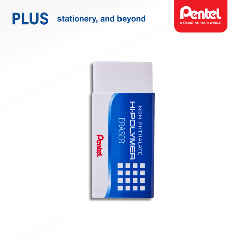 Tẩy Trắng Pentel Hi-Polymer Cỡ Nhỏ - Gôm Tẩy Siêu Sạch, Ít Mòn Giấy