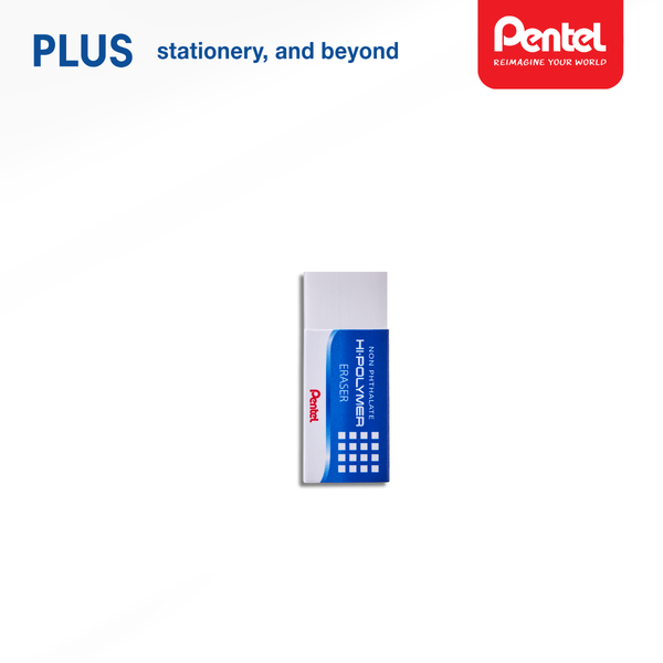 Gôm Tẩy Trắng Pentel Hi-Polymer ZEH – Tẩy Sạch, Ít Vụn