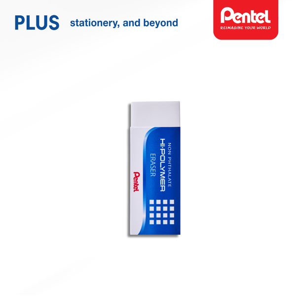 Gôm Tẩy Trắng Pentel Hi-Polymer ZEH – Tẩy Sạch, Ít Vụn