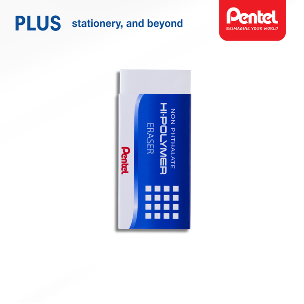 Gôm Tẩy Trắng Pentel Hi-Polymer ZEH – Tẩy Sạch, Ít Vụn