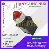  Đèn báo pha phi 25 HanYoung Hàn Quốc CRP-25 - Đèn báo LED 025 HanYoung CR-25 