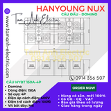  Cầu đấu Domino HYT-1504 HanYoung Hàn Quốc - Cầu Domino HYT 150A 4P HanYoung - Cầu 150A 4 mắt Hàn Quốc 
