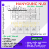 Cầu đấu Domino HYT-1504 HanYoung Hàn Quốc - Cầu Domino HYT 150A 4P HanYoung - Cầu 150A 4 mắt Hàn Quốc 