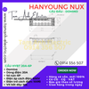  Cầu đấu Domino HYT-206 HanYoung Hàn Quốc - Cầu Domino HYT 20A 6P HanYoung - Cầu 20A 6 mắt Hàn Quốc 