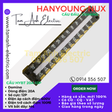 Cầu đấu Domino HYT-2012 HanYoung Hàn Quốc - Cầu Domino HYT 20A 12P HanYoung - Cầu 20A 12 mắt Hàn Quốc 