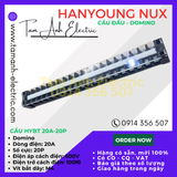  Cầu đấu Domino HYT-2020 HanYoung Hàn Quốc - Cầu Domino HYT 20A 20P HanYoung - Cầu 20A 20 mắt Hàn Quốc 