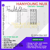  Cầu đấu Domino HYT-304 HanYoung Hàn Quốc - Cầu Domino HYT 30A 4P HanYoung - Cầu 30A 4 mắt Hàn Quốc 