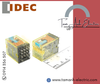 Rơ le trung gian IDEC 6A 24Vdc 14 chân RU_RN 4S - Rơ le trung gian 4 cặp tiếp điểm 14 chân IDEC Nhật Bản RU/RN 4S 24Vdc