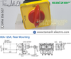 Salzer LB4080 Load Break Switch 80A 3P dùng cho tủ điện công nghiệp