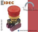  Nút dừng khẩn cấp YW1B-V4E02R o22 IDEC - Nút ấn đỏ nấm phi 22 YW1B-V4E IDEC - Nút ấn Estop IDEC 