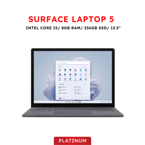 Surface Laptop 5 13.5 inch Intel Core i5 / 8GB RAM / 256GB SSD