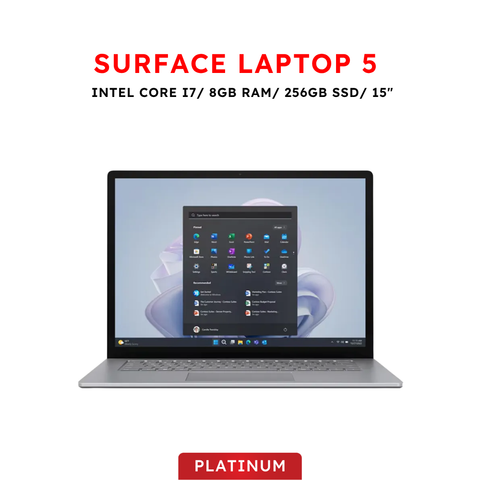 Surface Laptop 5 15 inch Intel Core i7 / 8GB RAM / 256GB SSD