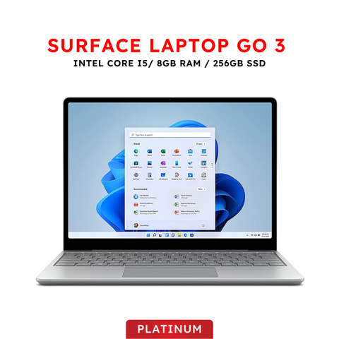 Surface Laptop Go 3 i5 / 8GB RAM / 256GB SSD