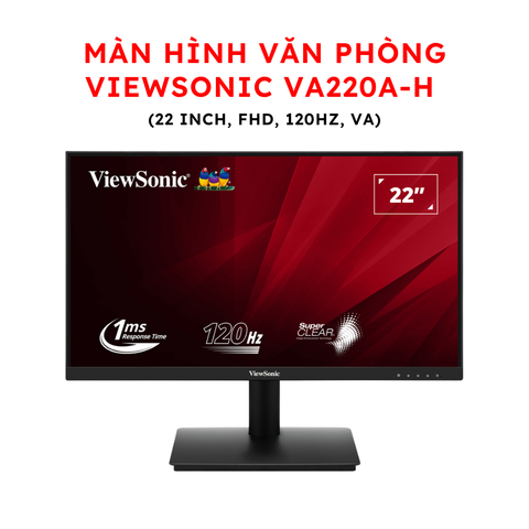 Màn hình Văn phòng Viewsonic VA220A-H (22 inch, FHD, 120Hz, VA)