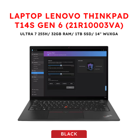 Laptop Lenovo ThinkPad T14s Gen 6 (21R10003VA) (Core Ultra 7 - 255H | 32GB RAM | 1TB SSD | 14