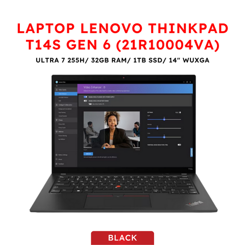 Laptop Lenovo ThinkPad T14s Gen 6 (21R10004VA) (Ultra 7-255H | 32GB RAM | 512GB SSD | Intel Arc 140T | 14