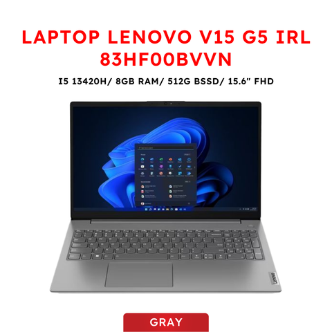 Laptop Lenovo V15 G5 IRL 83HF00BVVN (i5-13420H | 8GB RAM | 512GB SSD | 15.6