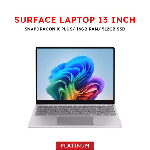 Surface Laptop 13 inch Snapdragon X Plus / 16GB / 512GB SSD
