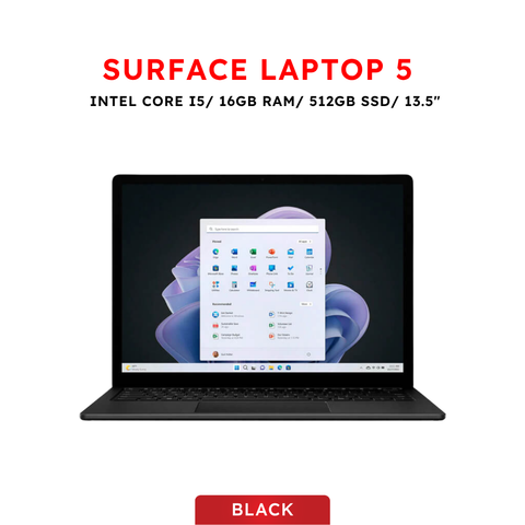 Surface Laptop 5 13.5 inch Intel Core i5 / 16GB RAM / 512GB SSD