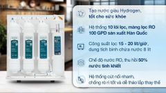 Máy lọc nước RO Hydrogen Sunhouse SHA8201KV 10 lõi ảnh 2