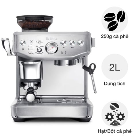 Máy pha cafe bán tự động Breville BES876 the Barista Express® Impress