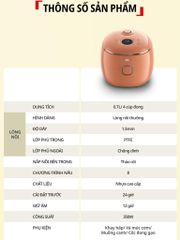Nồi cơm điện tử Mini Tefal POP RK5352Y0/RK535TY0/RK535AY0/RK5354Y0 ảnh 6