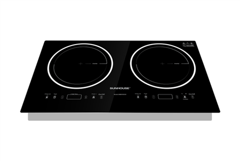 Bếp đôi điện từ Sunhouse SHB9003-EC