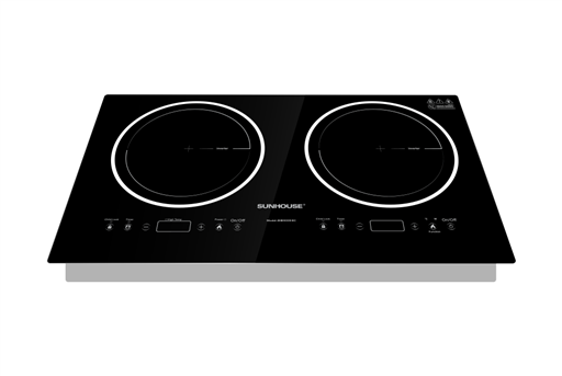 Bếp đôi điện từ Sunhouse SHB9003-EC