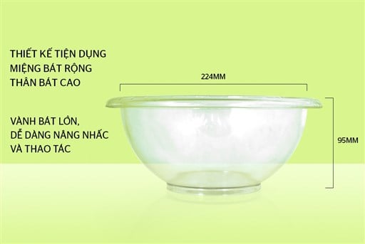 Bát trộn salad biozone 1800ML KB-MI1800S – ảnh 3