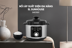 Nồi áp suất điện đa năng 5L Sunhouse SHD1551 ảnh 6