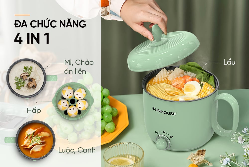 Ca lẩu điện 1.5L Sunhouse SHD4515G – ảnh 6
