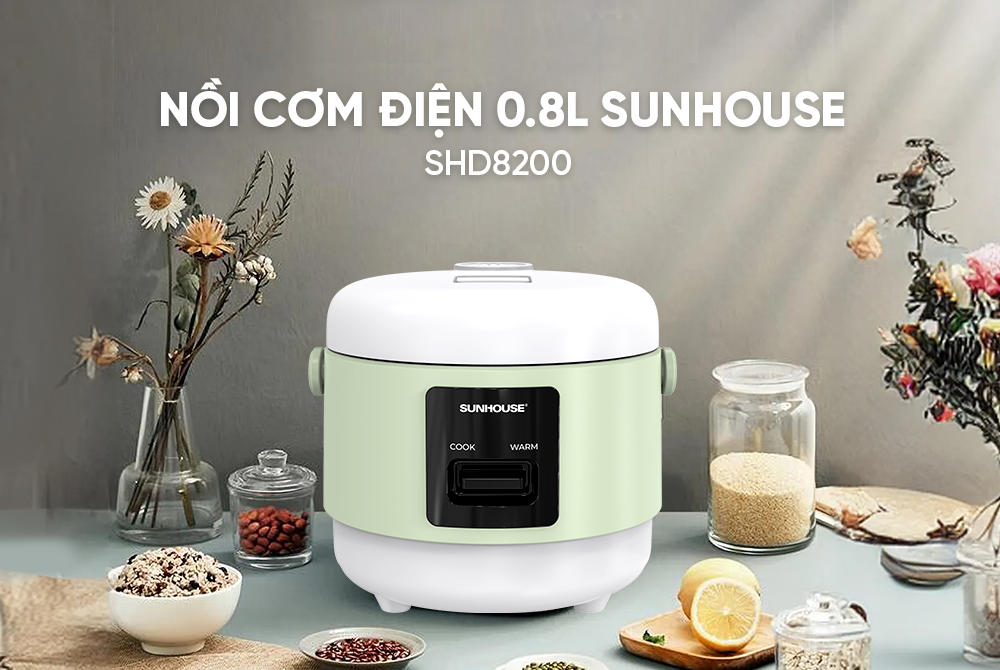Nồi cơm điện 0.8L Sunhouse SHD8200 – ảnh 7