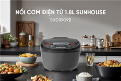 Nồi cơm điện tử 1.8L Sunhouse SHD8909B ảnh 2