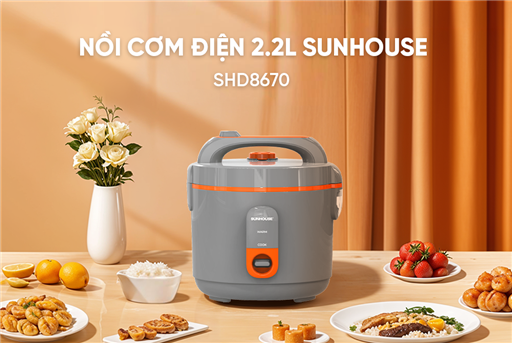 Nồi cơm điện 2.2L Sunhouse SHD8670 – ảnh 2