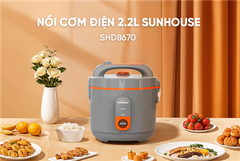 Nồi cơm điện 2.2L Sunhouse SHD8670 ảnh 2