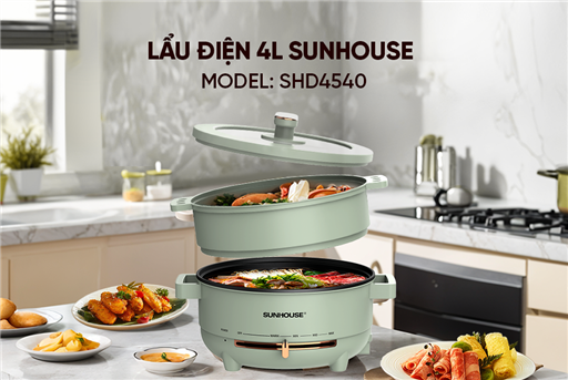 Lẩu điện đa năng 4L Sunhouse SHD4540 – ảnh 6